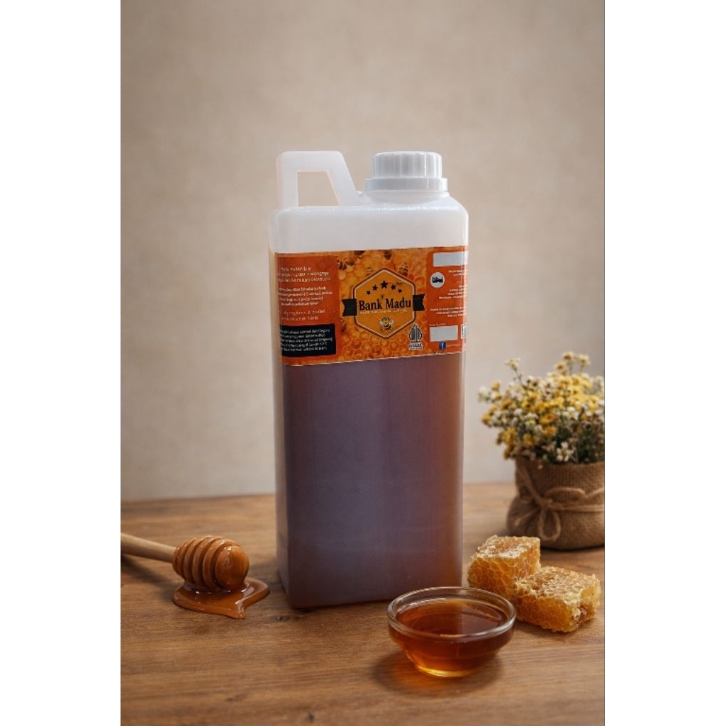Bank Madu - Madu Hutan Liar Asli Murni 1 Liter