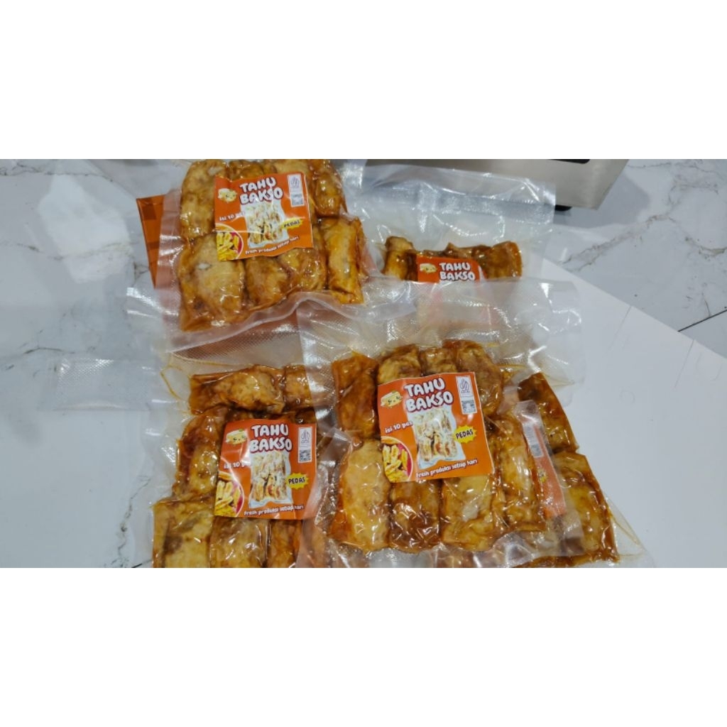 TAHU BAKSO  AYAM ISI 10 JAMUR PEDAS 400 gr