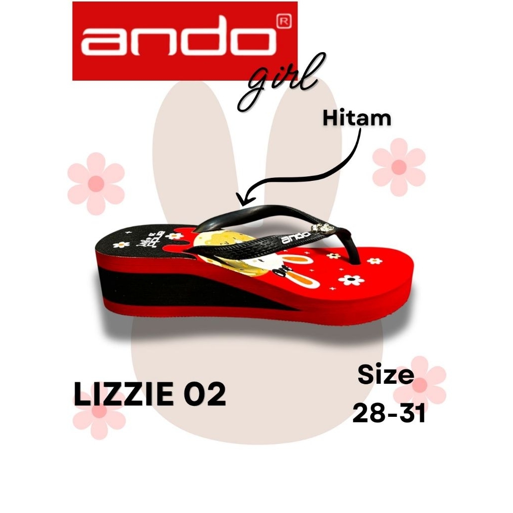 ANDO sandal jepit anak perempuan wedges LIZZIE 02