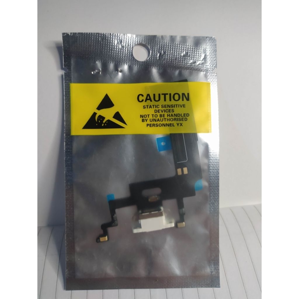 flexibel konektor cas/charger + mic IPHONE XR white