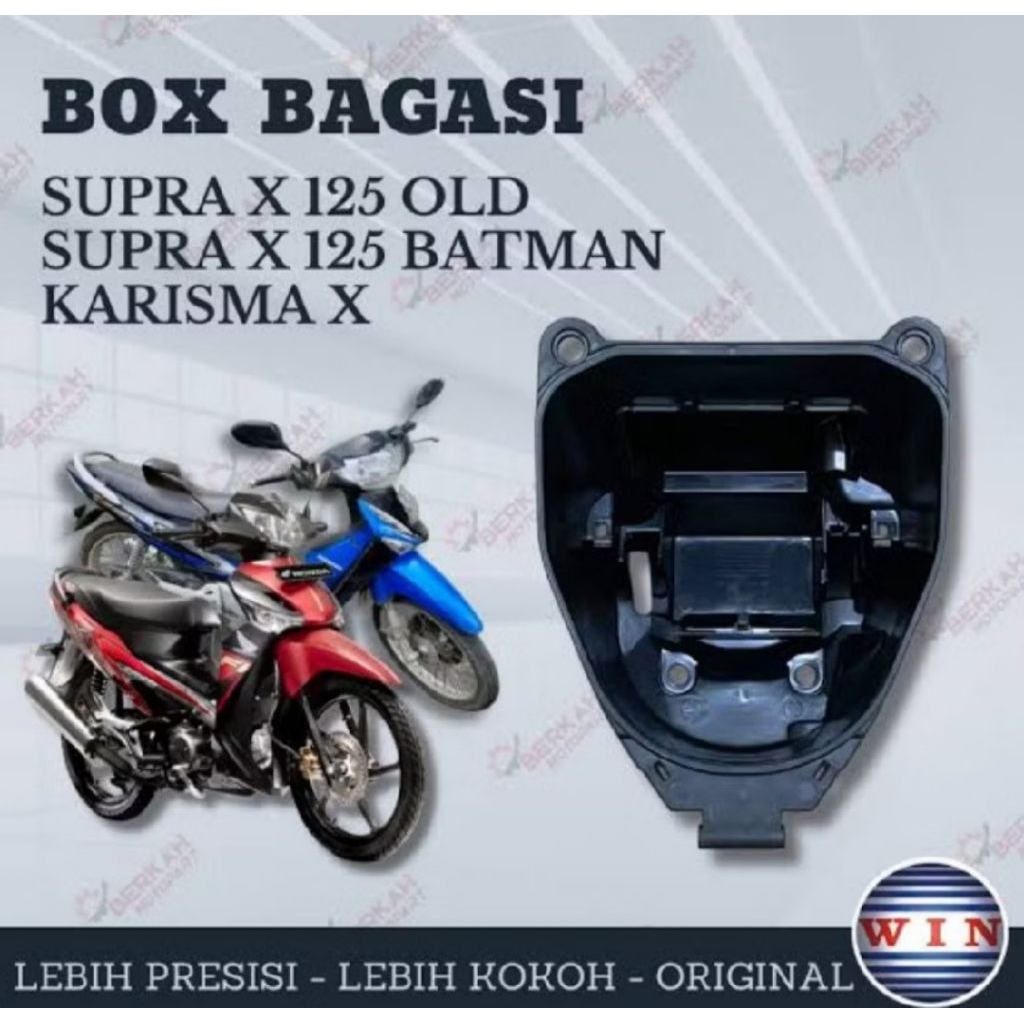Box Bagasi / Box Helm HONDA SUPRA X 125 / NEW SUPRA X 125 07 / KARISMA X