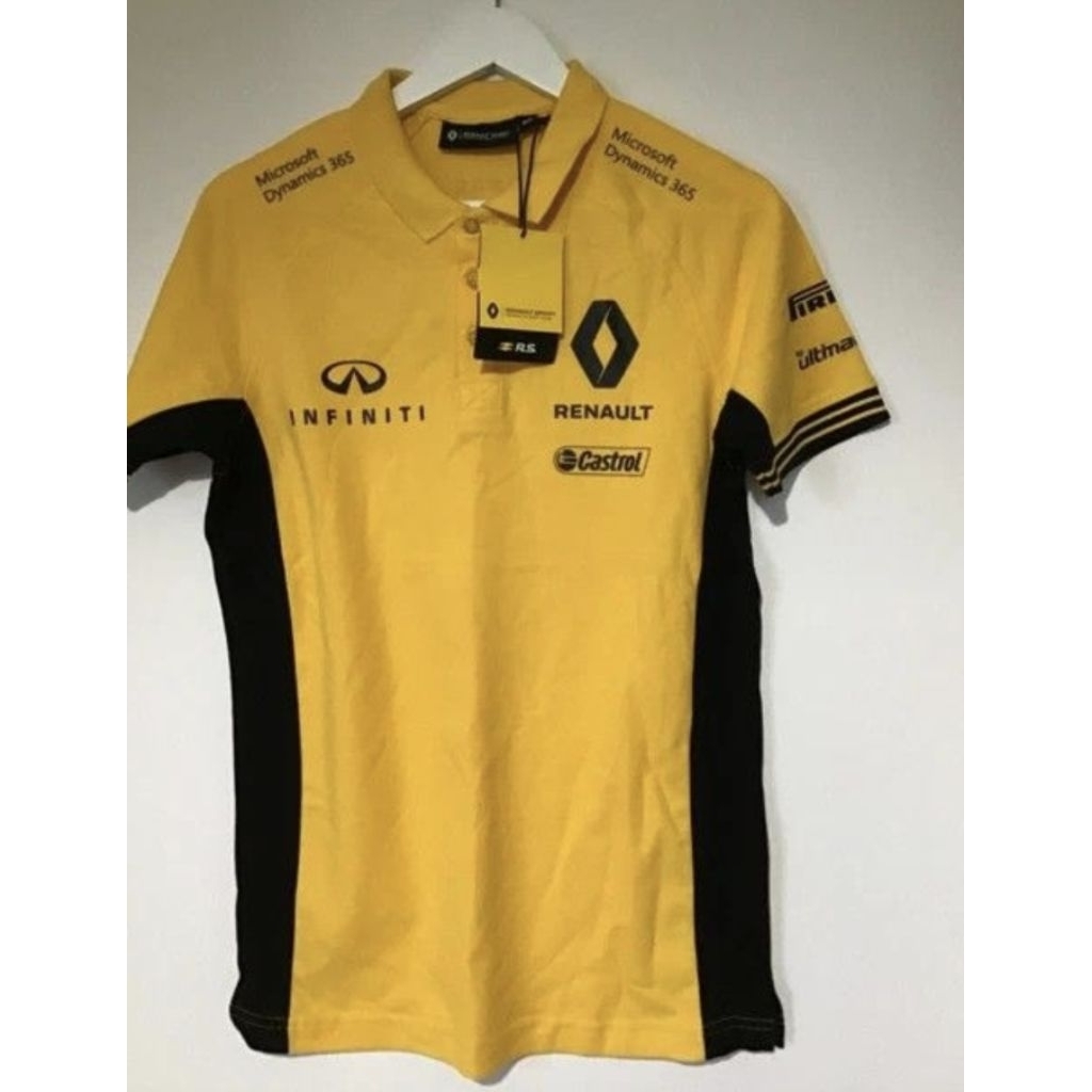 Polo Renault F1 Warna Kuningg Big