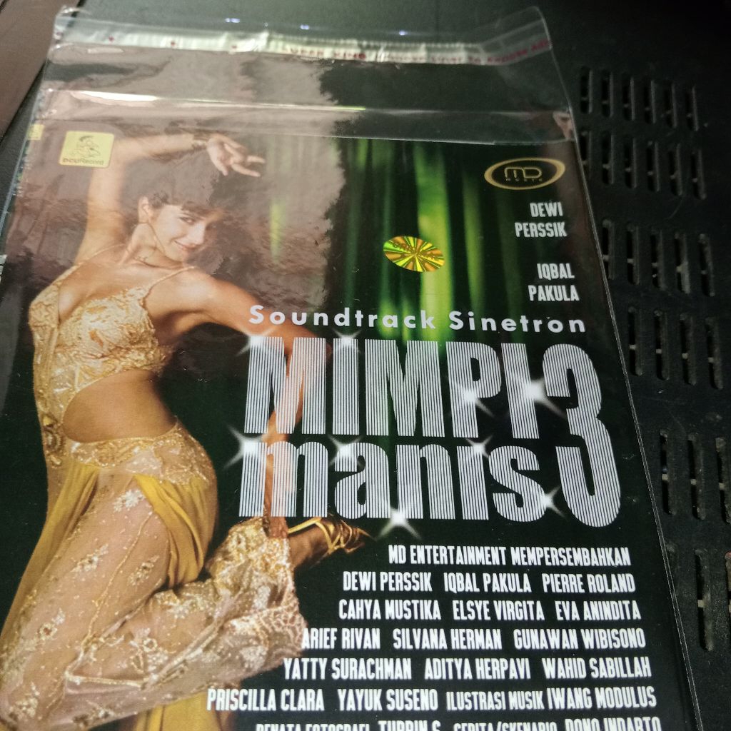 kaset vcd album soundtrack sinetron mimpi manis season 3 dewi perssik
