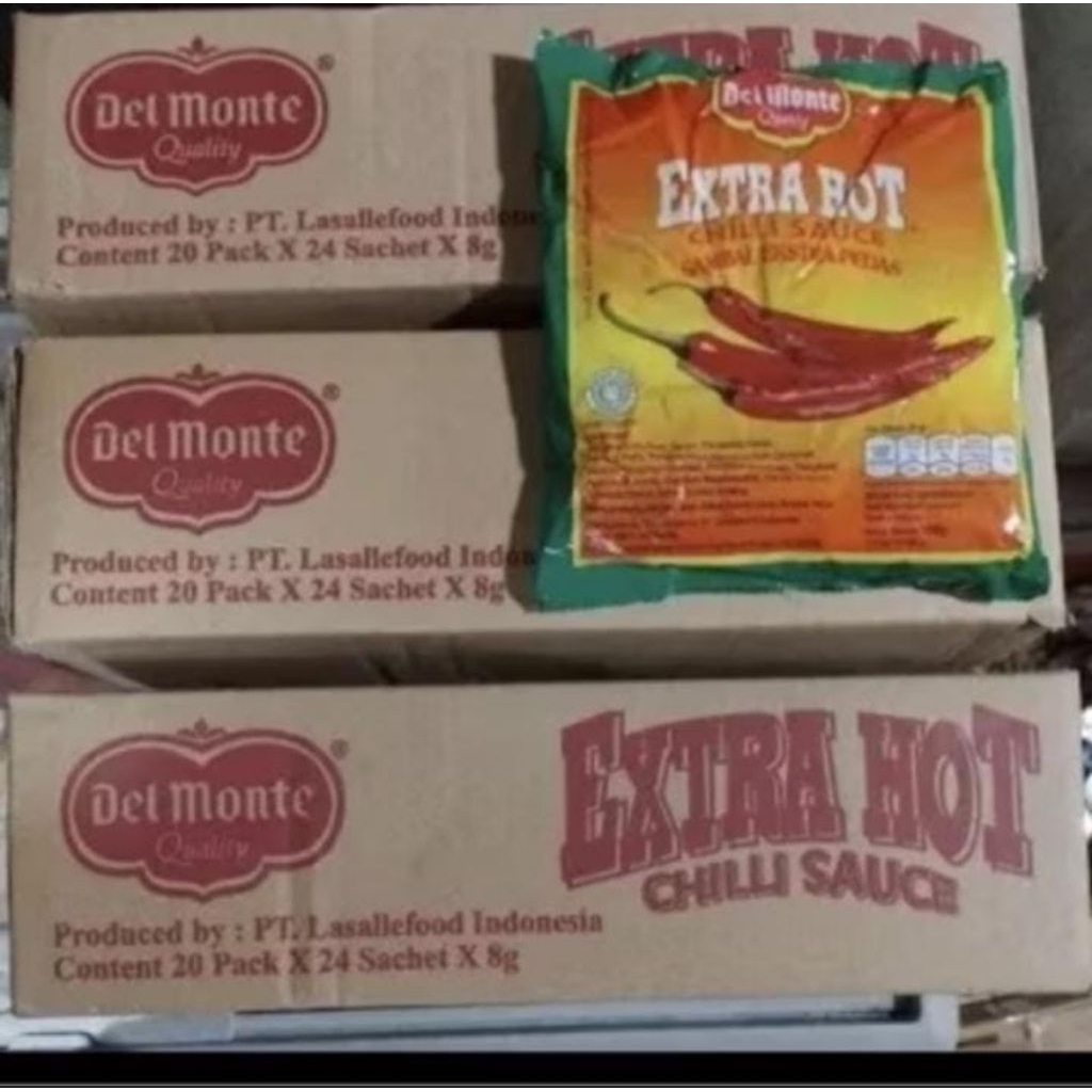 delmonte saus sambal extrahot sachet
