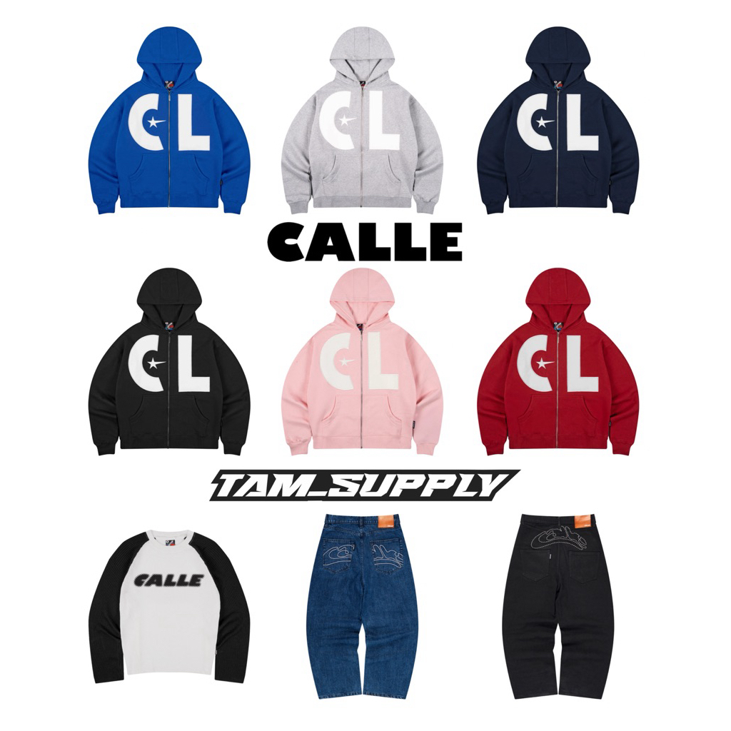 (TERMURAH ORIGINAL 100%) BOXY ZIP HOODIE CALLE ZIPPER SUPERSTAR COLLECTION | CDL V2 JADEN | WAFFLE C