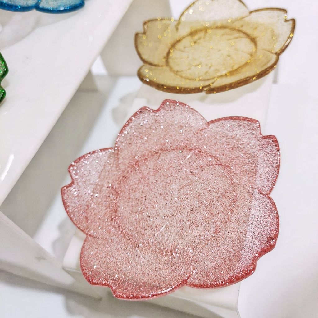 Souvenir Tatakan Gelas Piring Mini Cantik dan Mewah size 13cm Souvenir pernikahan Murah Kerajinan
