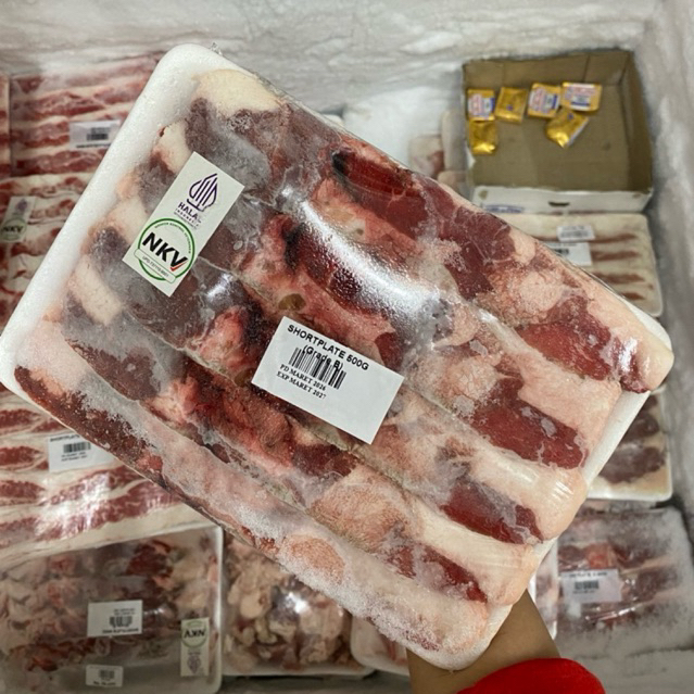 SHORTPLATE GRADE B 500gr DAGING SLICES GRILL