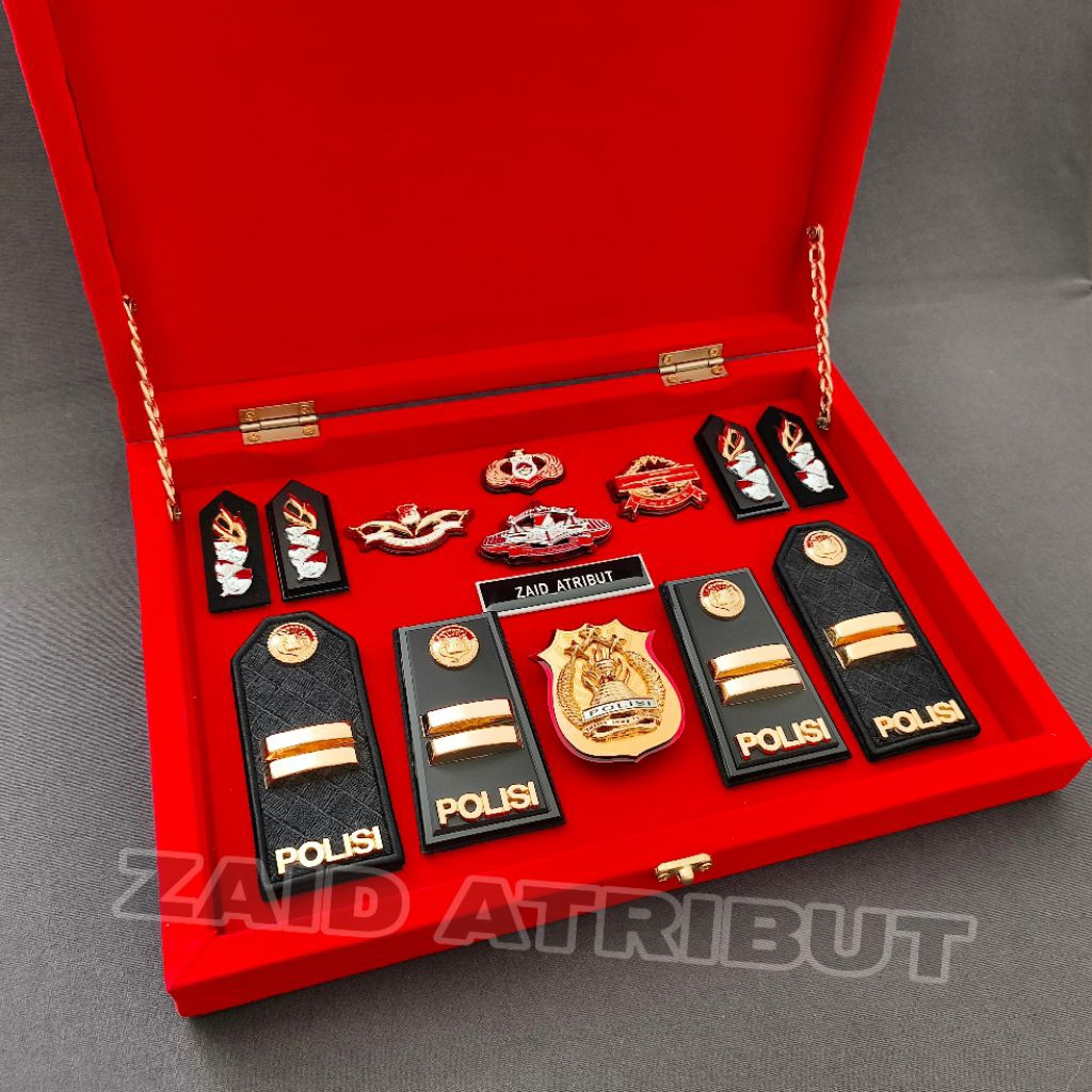 ‎SET BOX PANGKAT POLISI IPTU EKSKLUSIF PREMIUM / SOUVENIR BOX PANGKAT IPTU / PANGKAT PDH IPTU / PANG