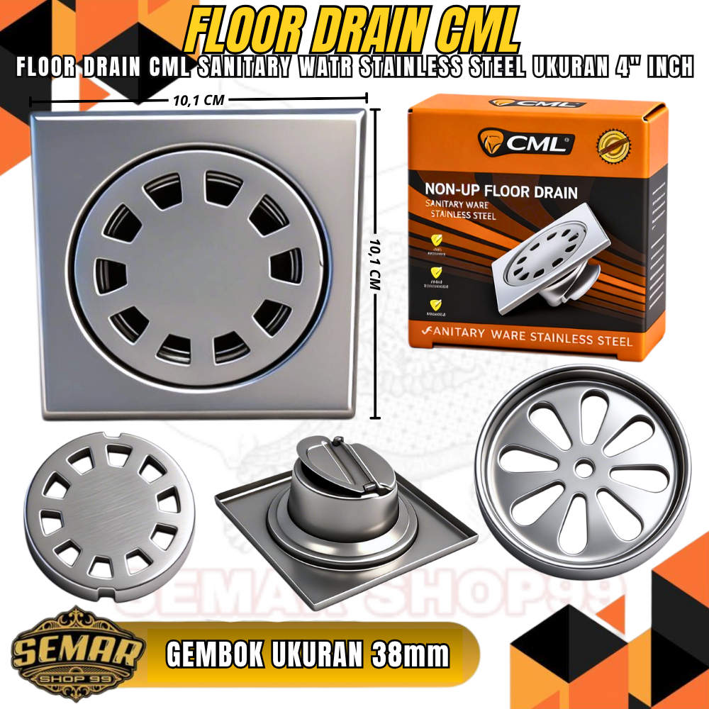 Floor Drain CML saringan Got Kamar Mandi Camel / Kamar mandi Non Up Stainless Steel CML Camel Non Up