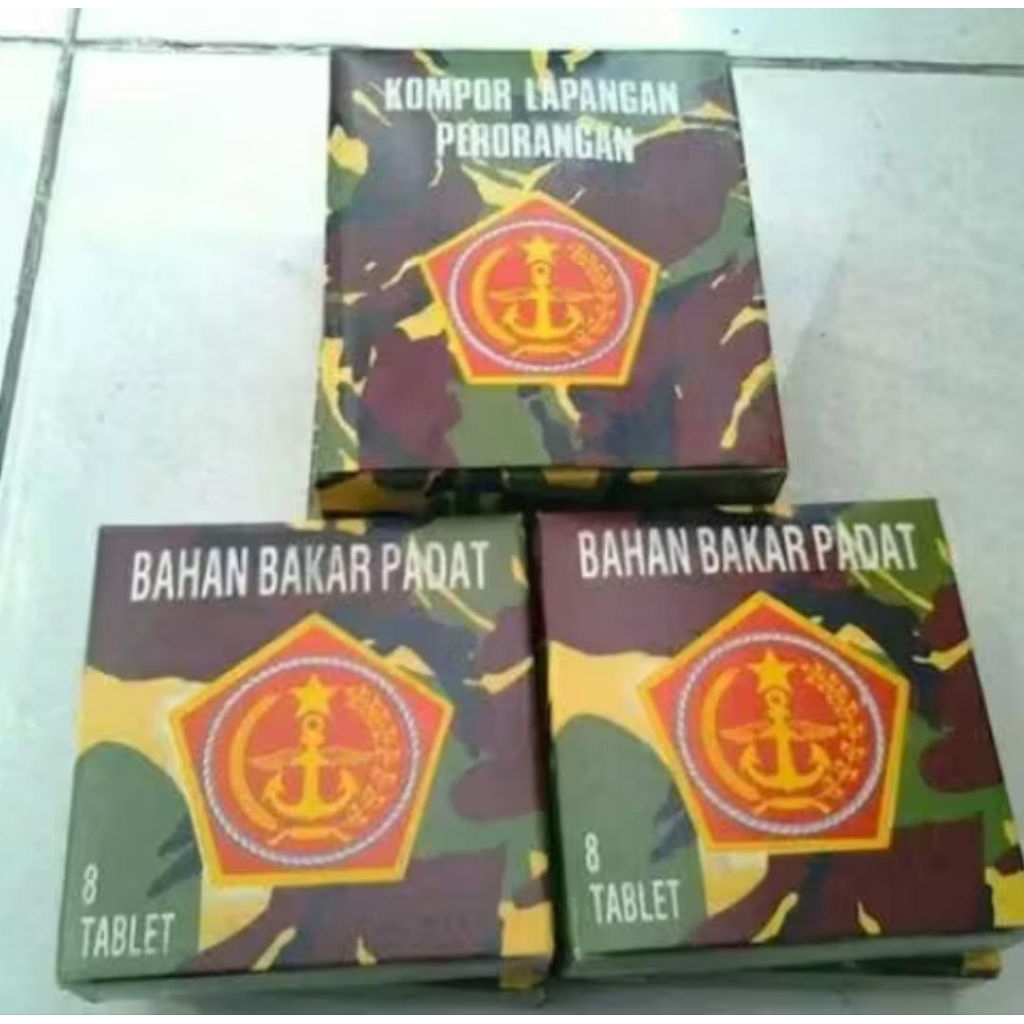 Bahan Bakar Padat Parafin Jatah TNI