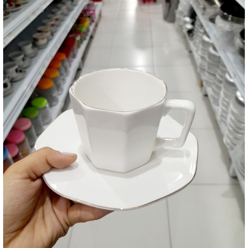 CANGKIR PUTIH POLOS SEGI 88501
