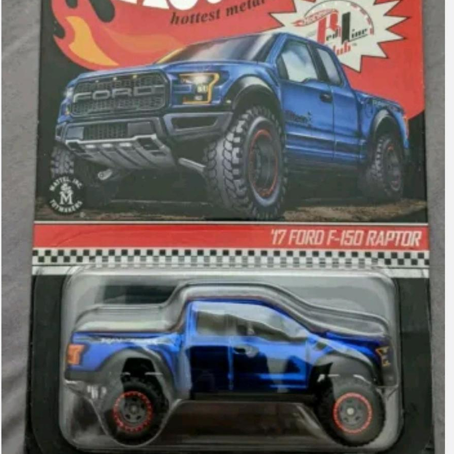 Hot Wheels RLC 17 Ford Raptor F150 F-150 Blue Biru