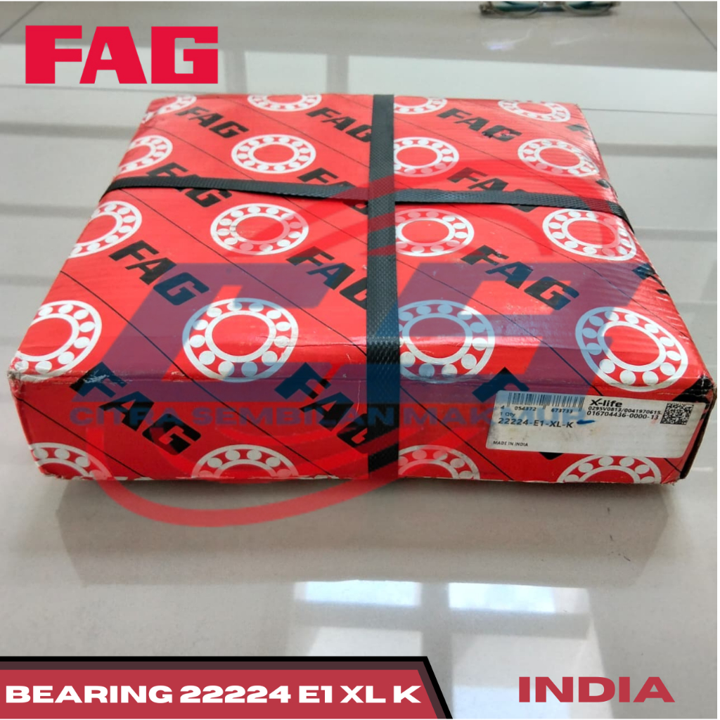 FAG SPHERICAL ROLLER BEARING 22224 E1 XL K ROLLER BEARING MERK FAG MADE IN INDIA