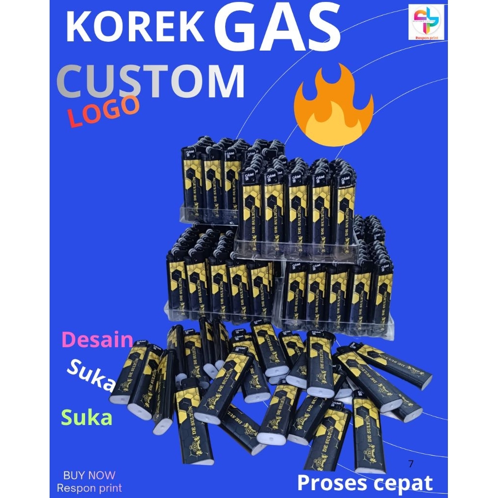 korek api gas custom/korek gas custom prin uv/korek api kriket custom logo/korek custom promosi