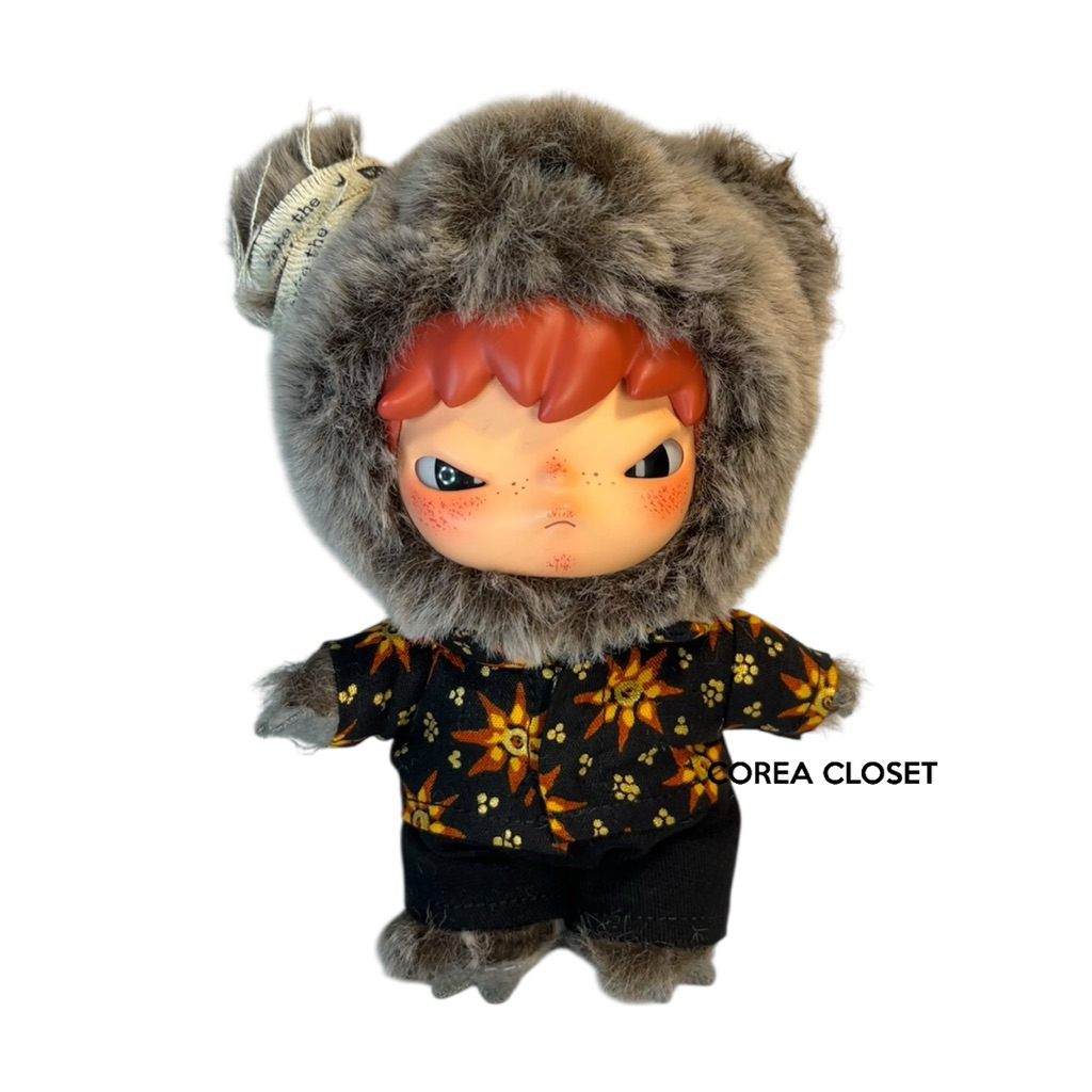 READY STOCK LABUBU MACARON hirono DOLL kpop doll clothes - SETELAN BAJU BATIK ( boneka korea menenga