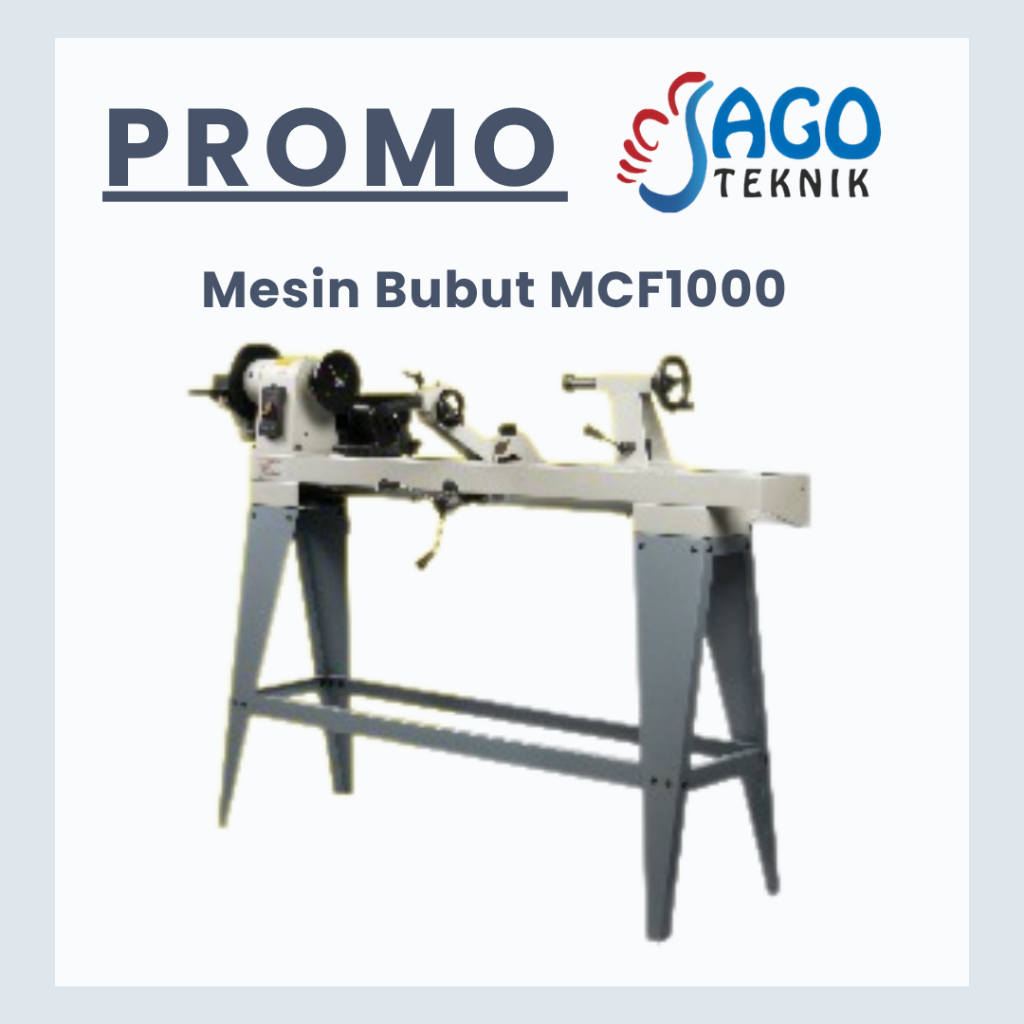 Wood Copying Lathe MCF 1000 Oscar Mesin Bubut Kayu