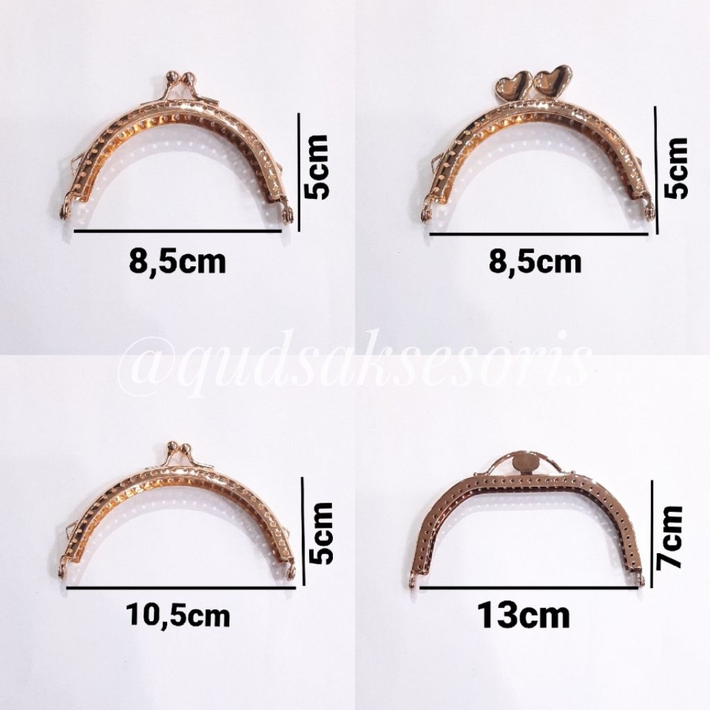 Behel dompet/behel tas Gold