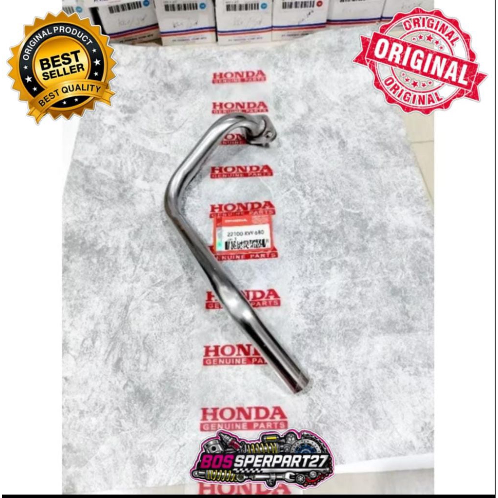 Leher Sambungan Knalpot Beat Fi/Beat Karbu Kvy Original