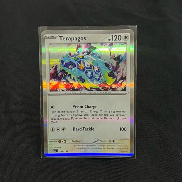 Kartu Pokémon TCG ori Terapagos holo 2026 indo