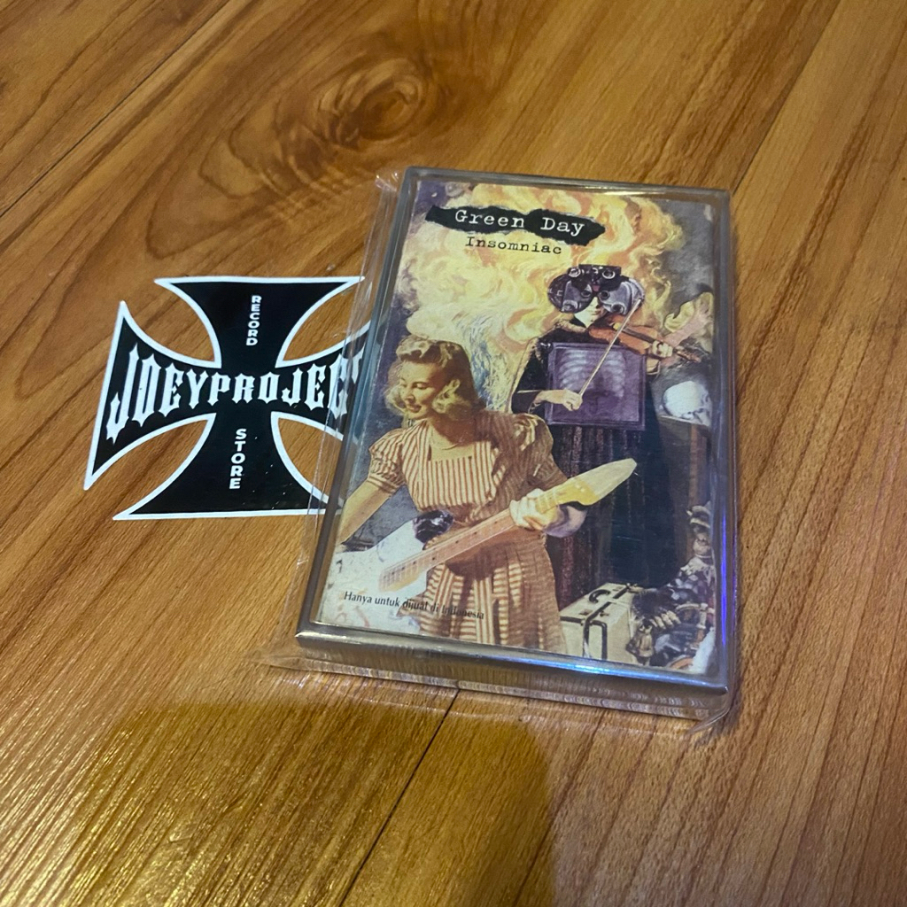 kaset green day, greenday - imsomniac