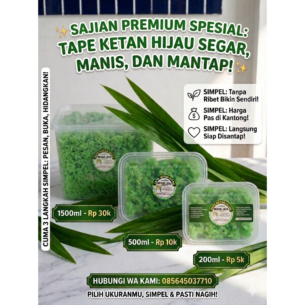tape ketan hijau