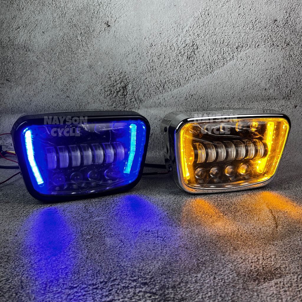 Headlamp Daymaker Lampu Depan LED Cobra Nayson Cycle Motor RX-King RX King