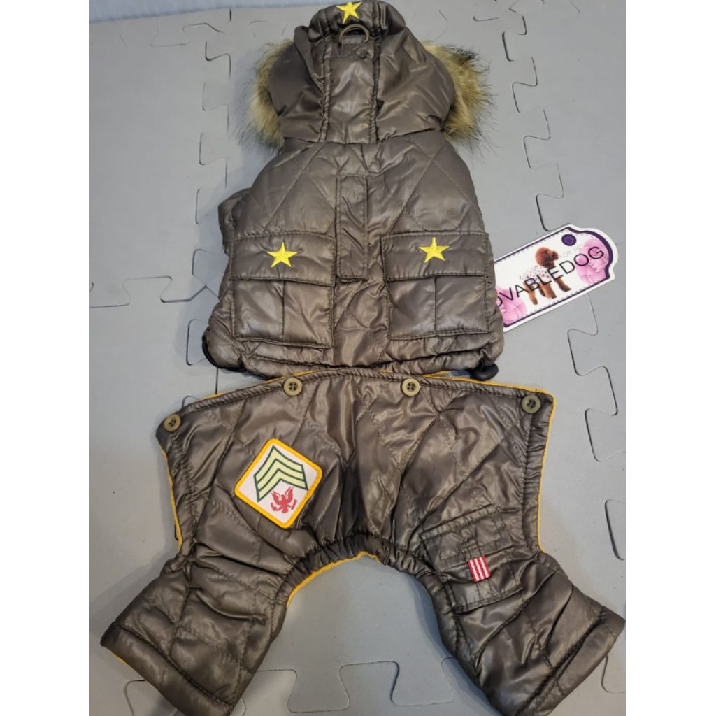 Jaket Parasut Korea bulu bulu Import Premium Buat anabul Kucing, kelinci, anjing.