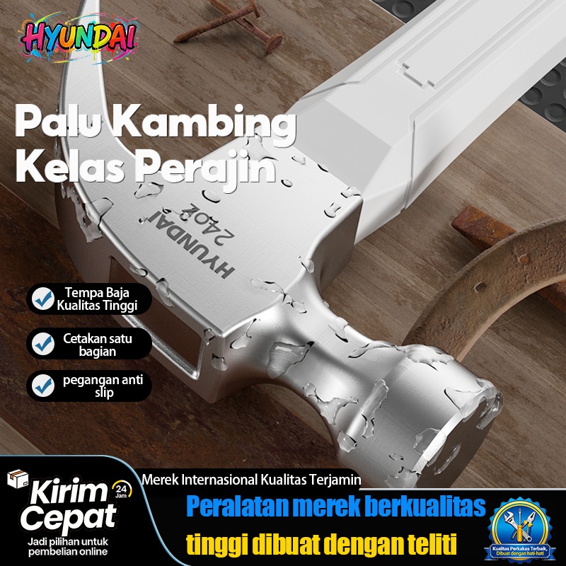 NEW HYUNDAI Palu cakar baja karbon - palu cakar 8 oz, 16 oz, 20 oz, 24 oz - Palu cakar baja