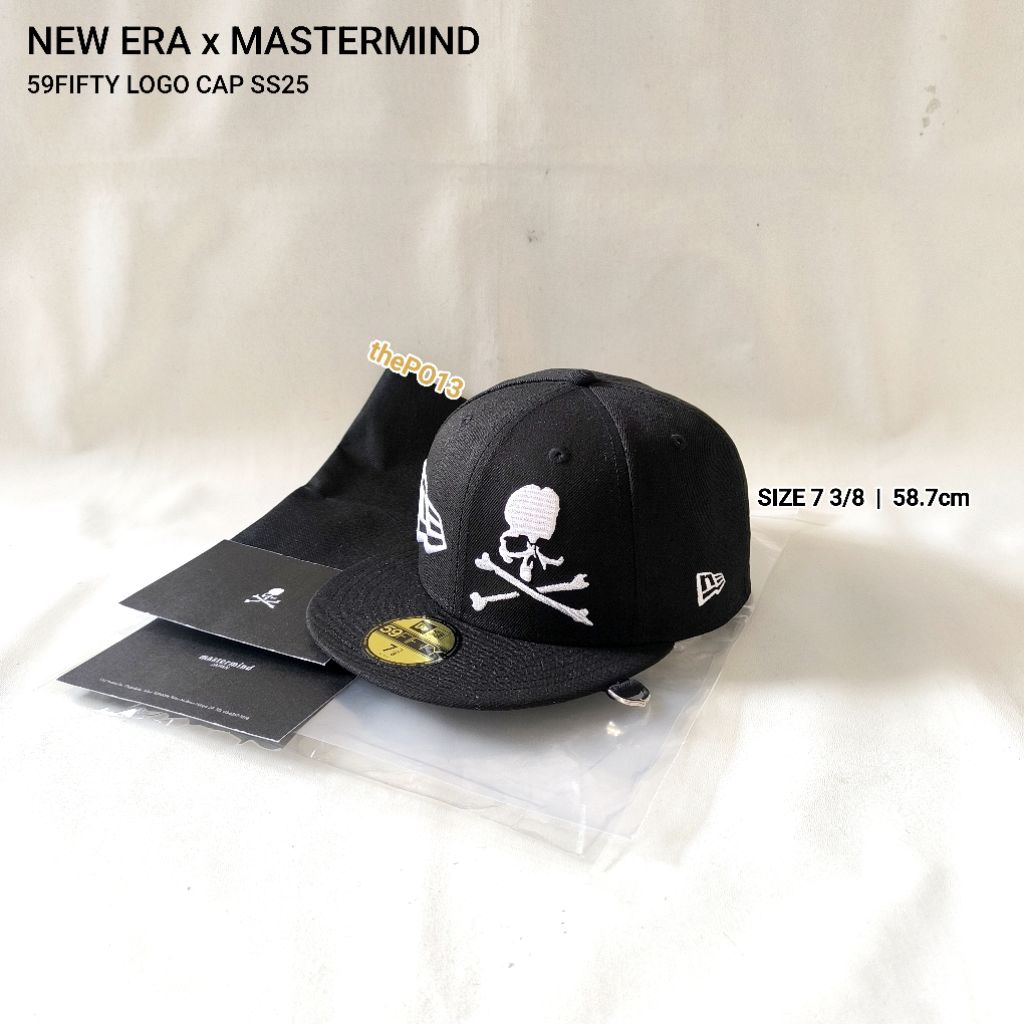 NEW ERA  X MASTERMIND MMJ 59FIFTY LOGO FOTTED CAP SS25 AUTHENTIC 100% BNWT