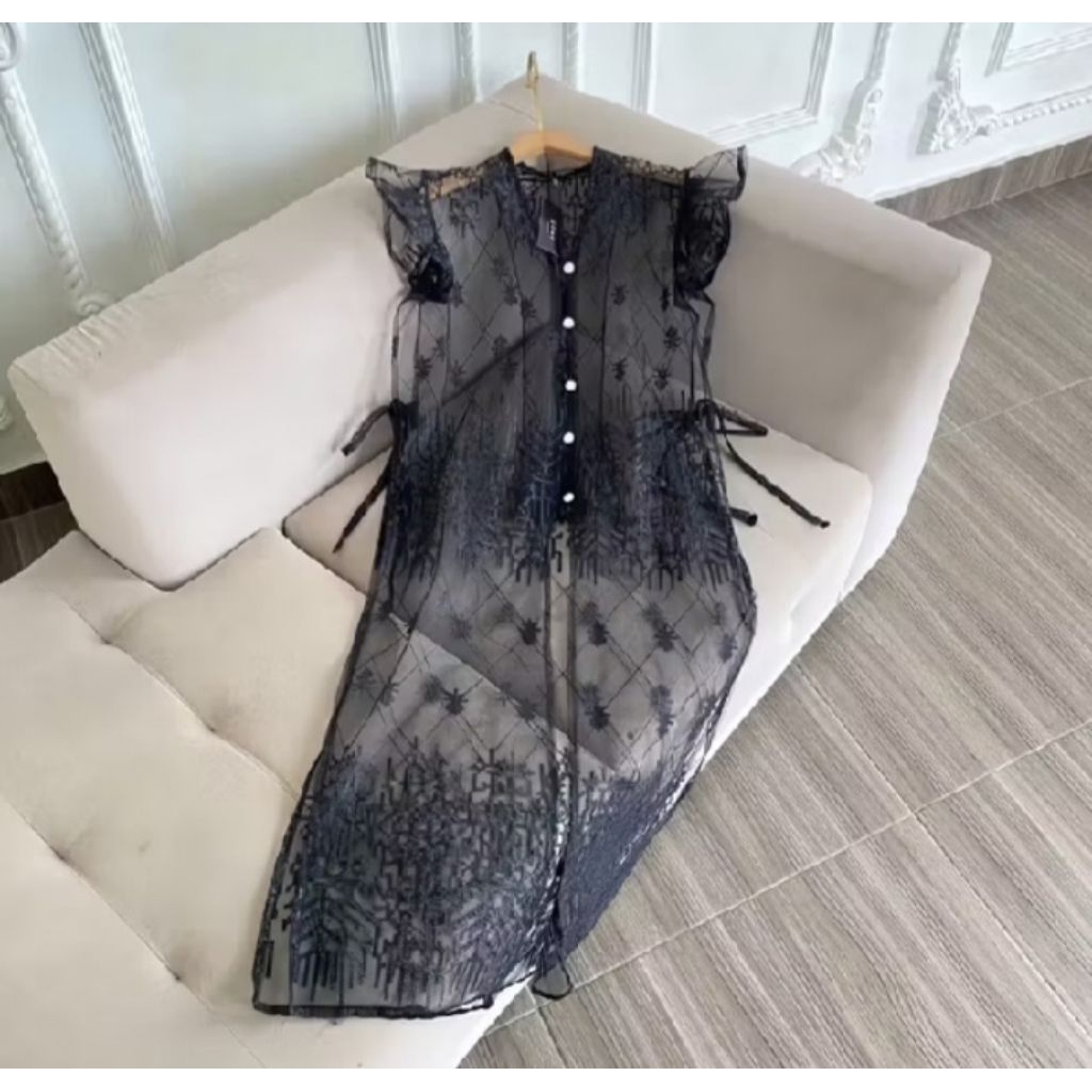 Baju Outer Brokat Wanita Elegan Outer Brokat Kondangan