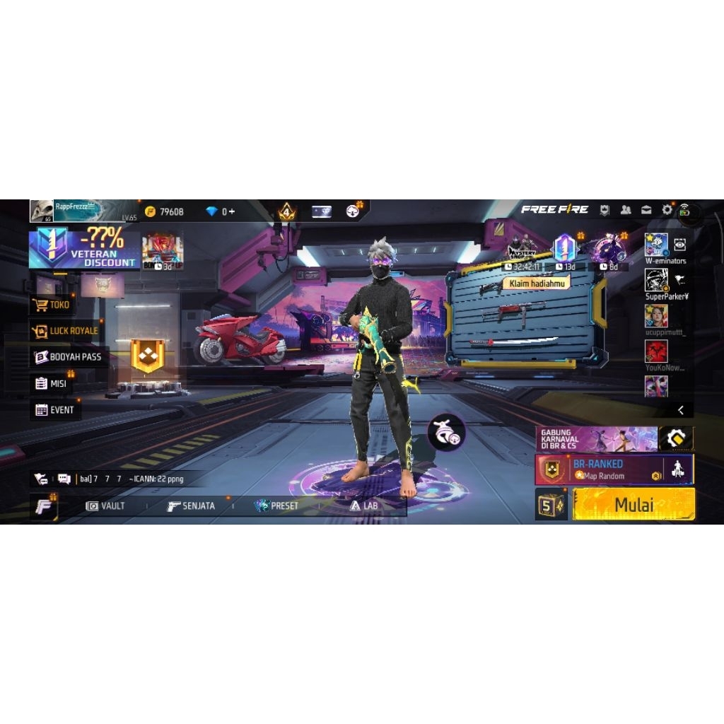 Akun Sultan Free Fire Terbaru