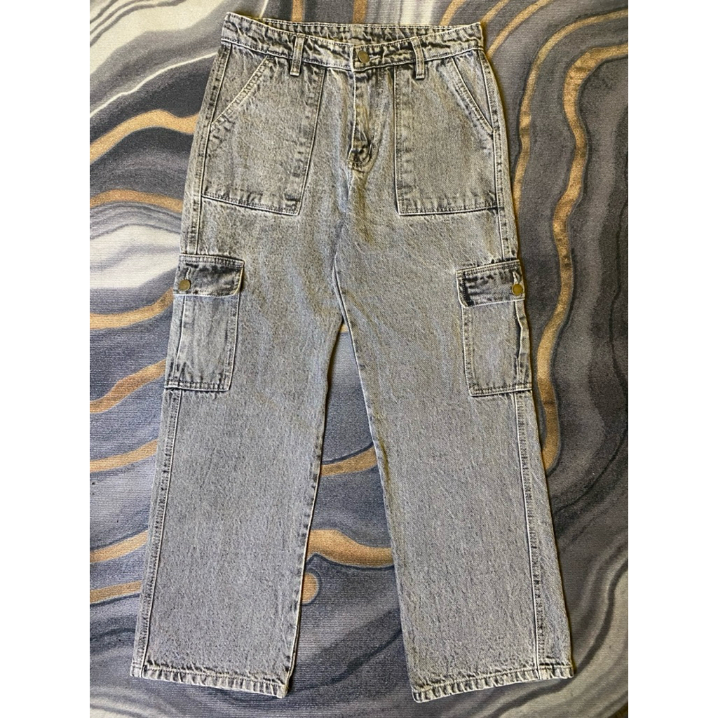 Celana Panjang Jeans Cargo Second Original (1)