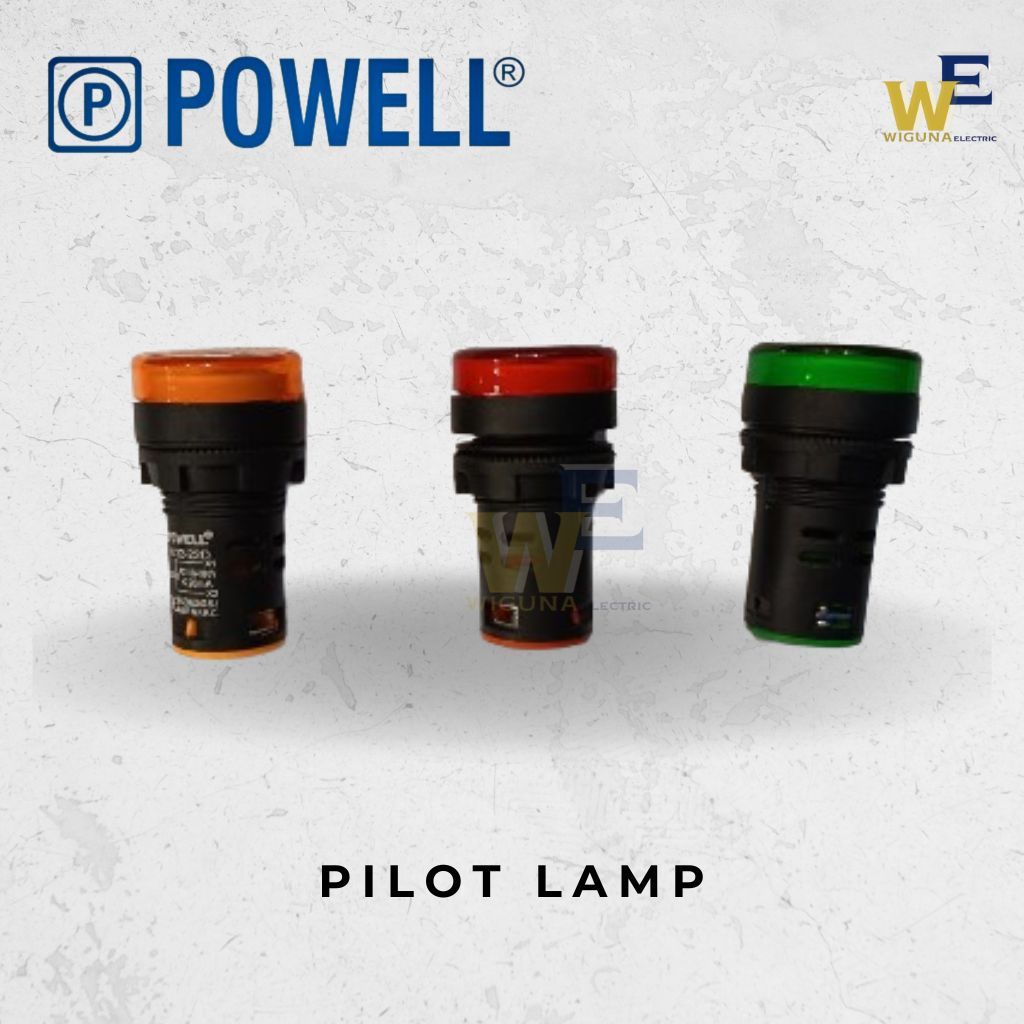 POWELL Pilot Lamp / Indikator LED 22mm / Powell lampu Panel