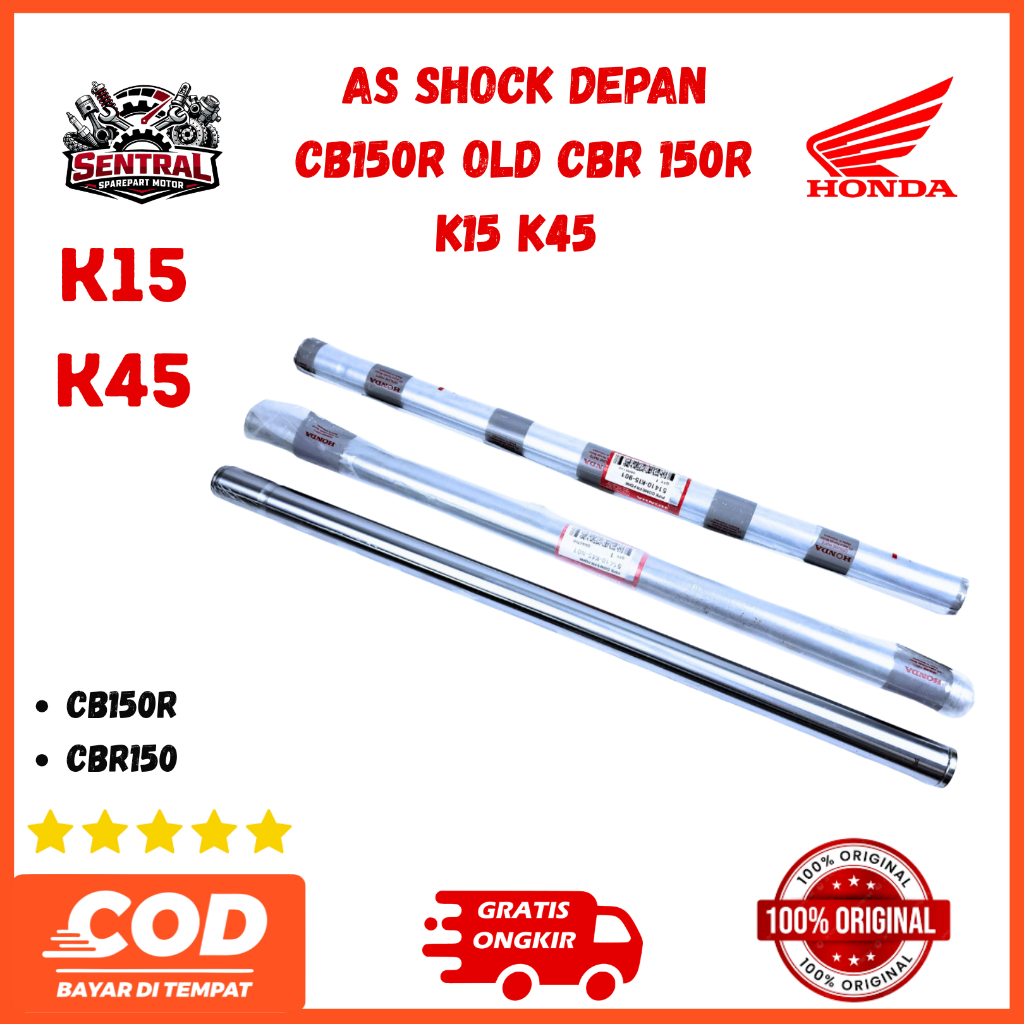 As Shock Depan CB150R Old CBR 150R K15 K45 Ori | As Sok Depan CB150R CBR150R Original Klip Drat