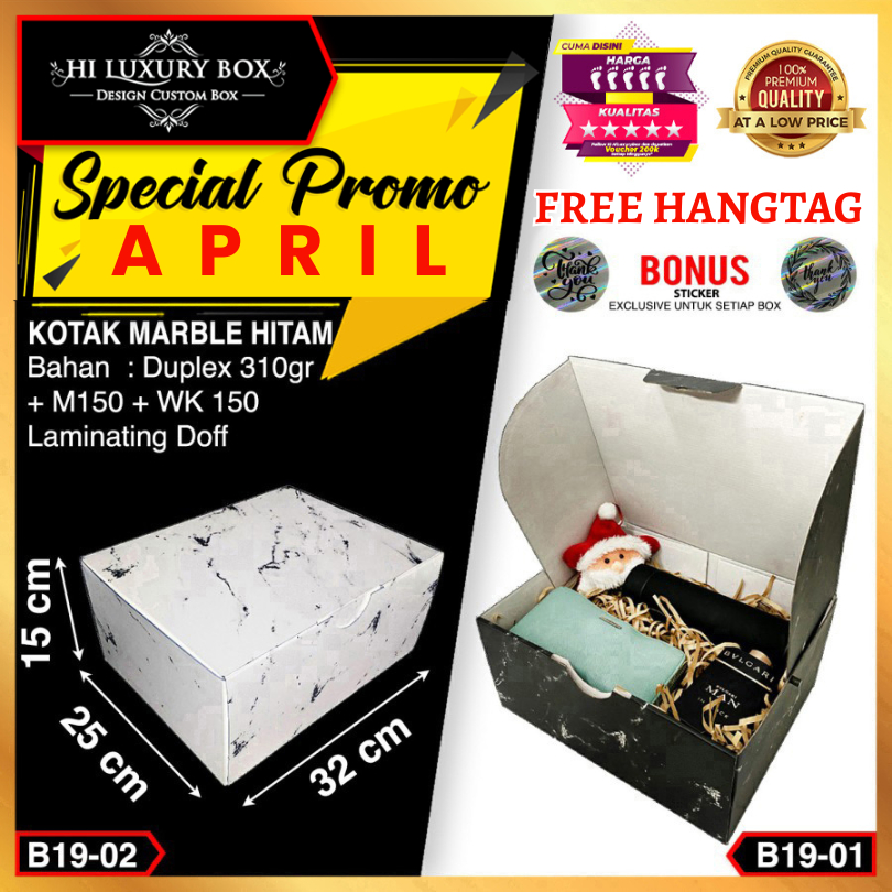 Box Kado - Box Hampers Jumbo - Kotak Kado Besar - B19