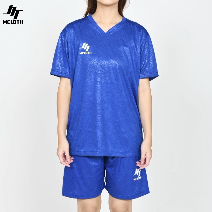 NEAT.INC Baju Jersey Olahraga Sepakbola Volley Futsal Running Unisex Simple Embos Polos |BIRU BENHUR