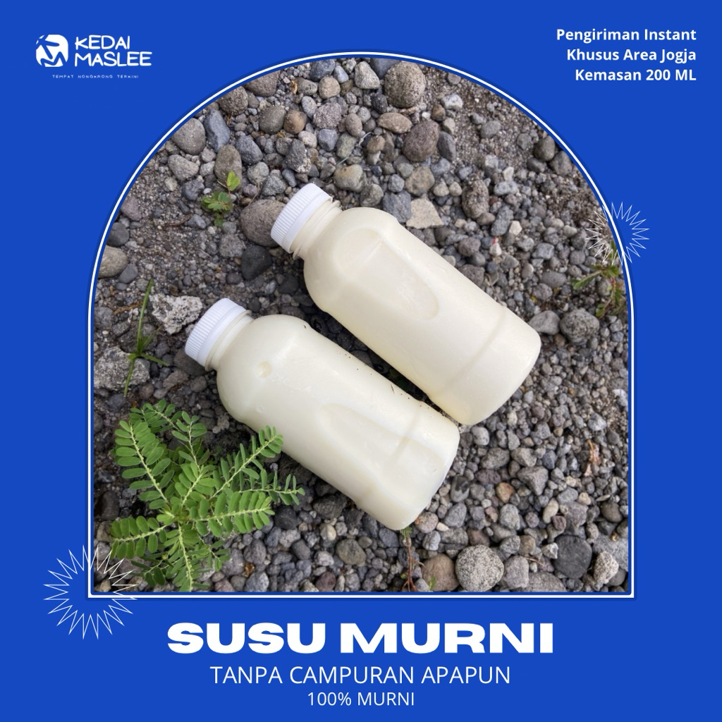 Susu Sapi Murni Segar Kemasan 200 ML