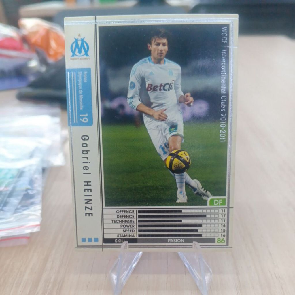 kartu bola panini wccf 2010/2011 Marseille