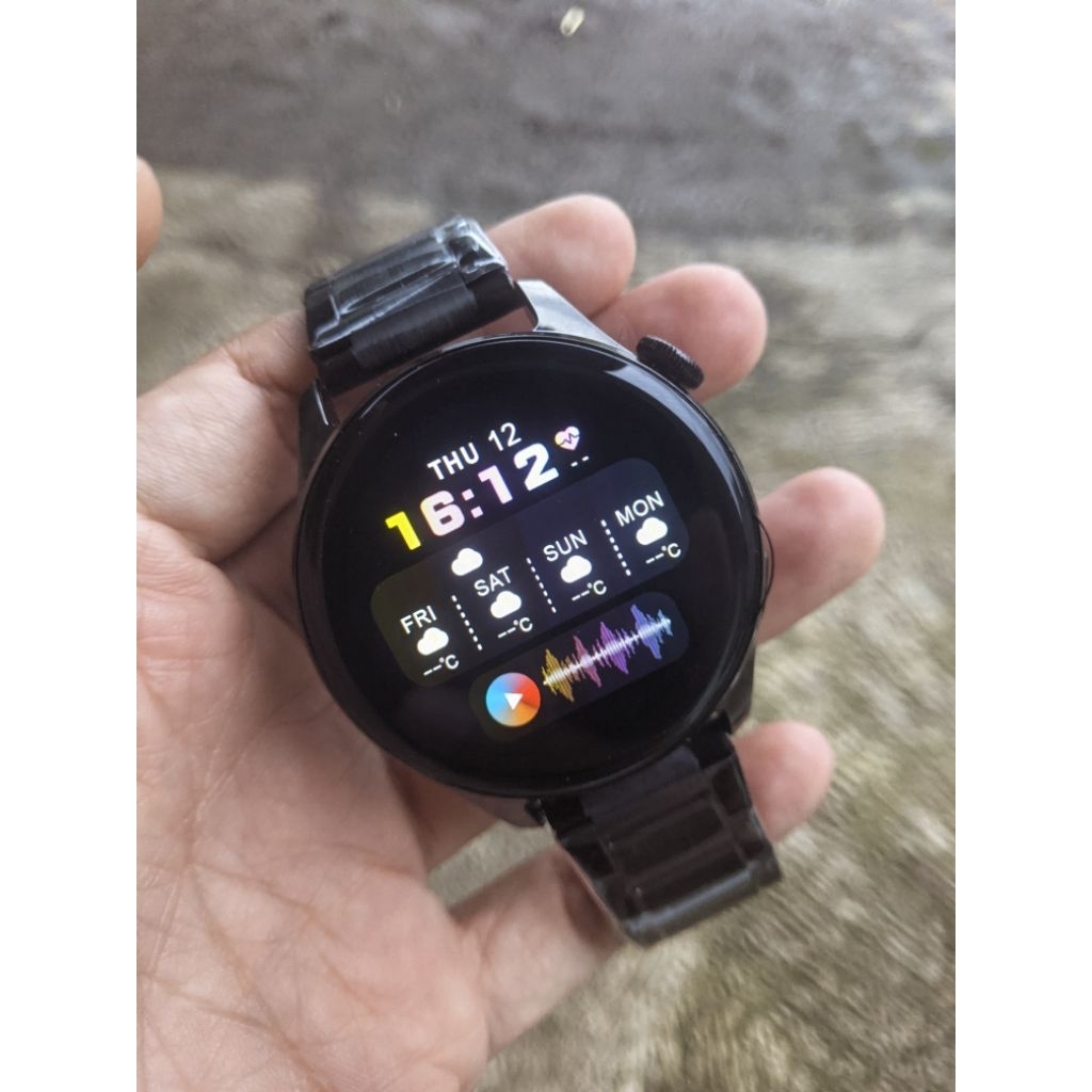 Smartwatch Bulat Lige Rantai
