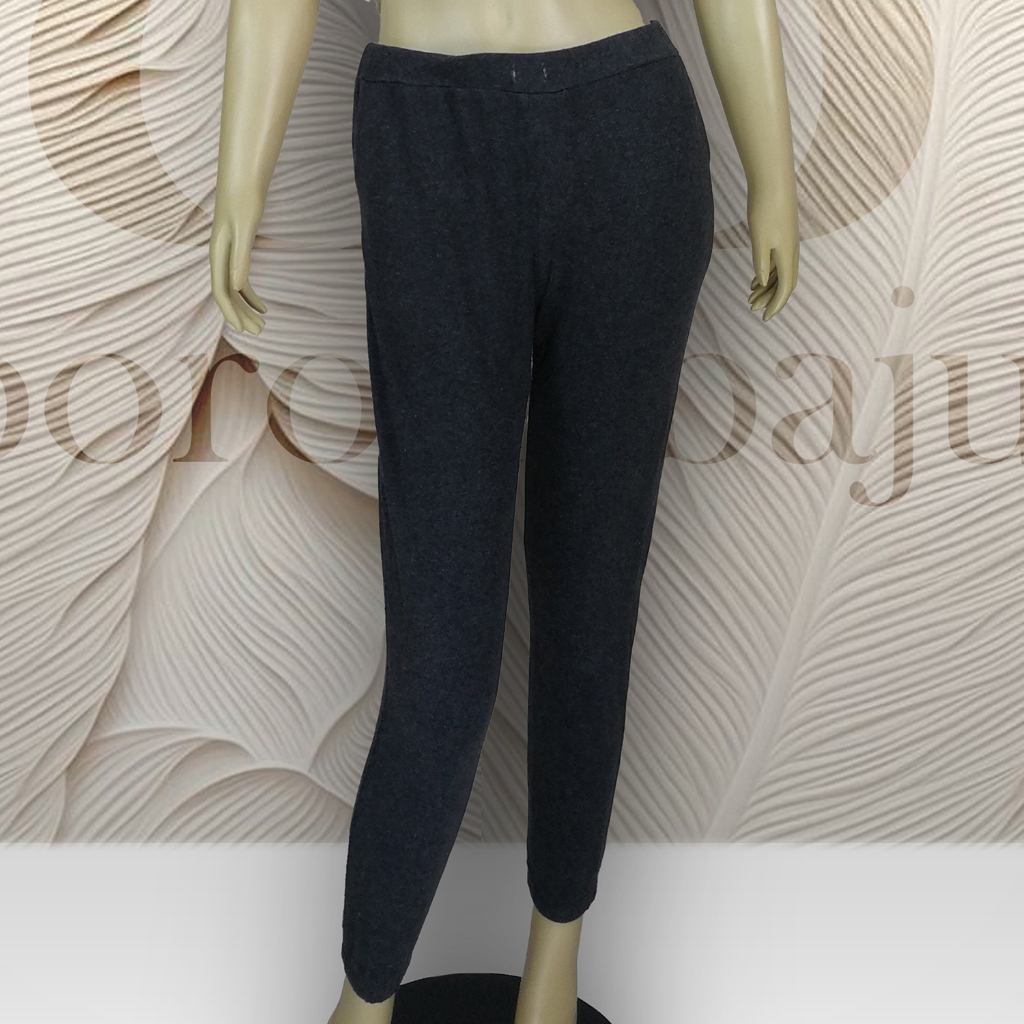 Surf The Earth Celana Legging Tebal Saku Samping Pinggang Karet CLN54 (tanpa kemben) Bawahan Panjang