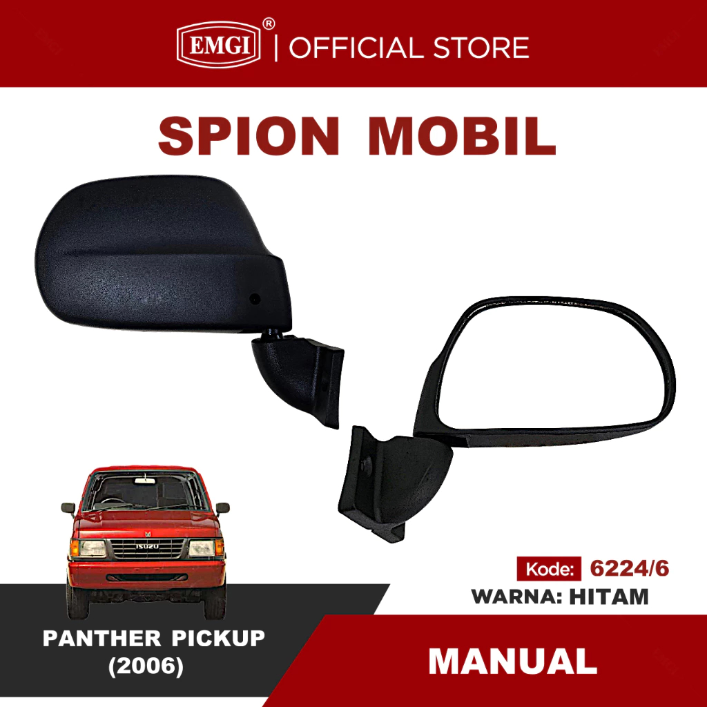 EMGI - SPION MERK EMGI KODE 6224 6226 UNTUK MOBIL PANTHER PICKUP PICK UP 2006 DIJAMIN AWET KACA TERA