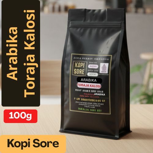 ARABIKA TORAJA KALOSI 100g - Kopi Asli / Kopi Murni / Kopi Hitam / Kopi Susu / Kopi Toraja