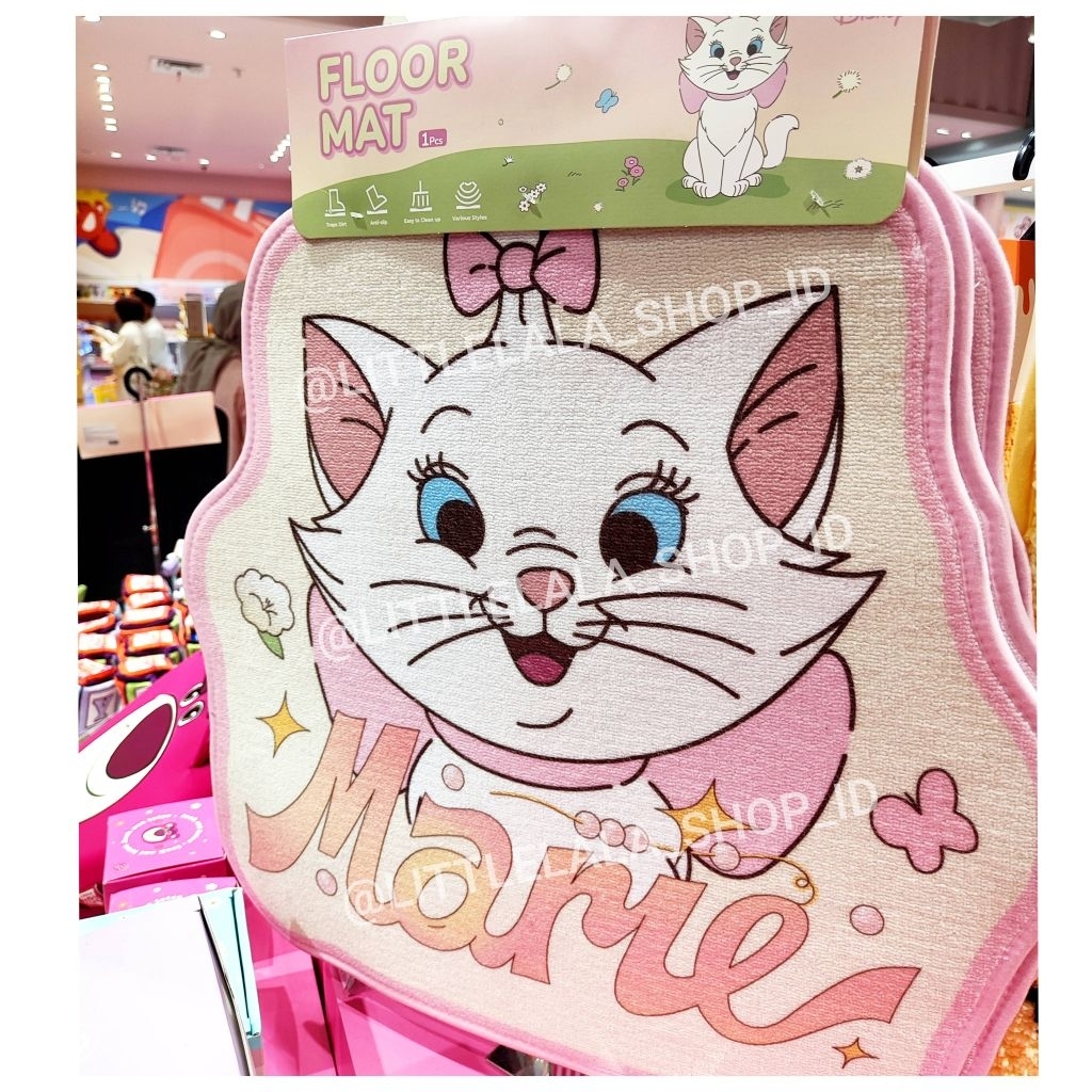 Keset Kaki Marie Disney Floor Mat / keset Karakter Kucing Marie Disney Anti Slip Tebal Lembut Keset 