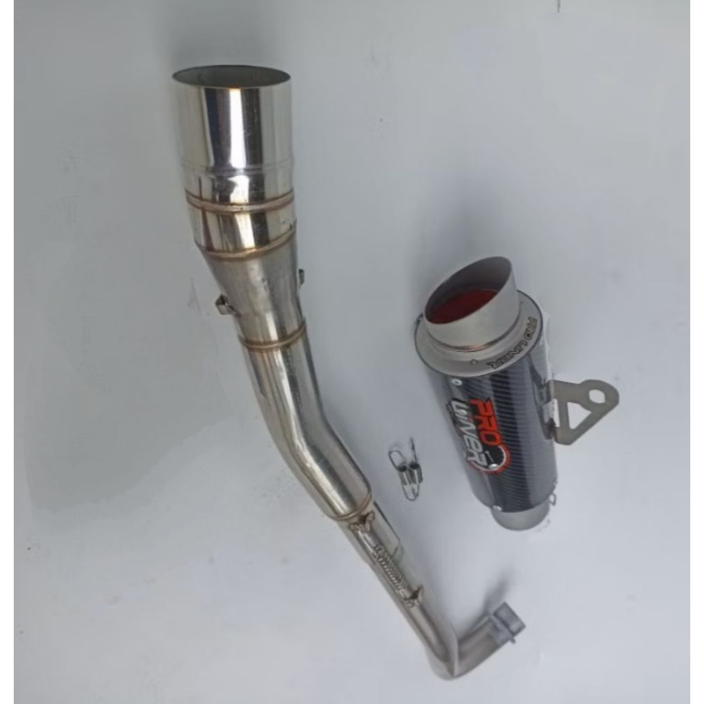 KNALPOT PRO LINER Motor Jupiter Z Revo Blade Kharisma Supra Shogun Smash Astrea grand C70 Vega