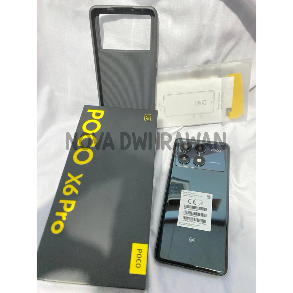 POCO X6 PRO 5G 12/512 SECOND MULUS LIKE NEW GARANSI ON 15 BULAN