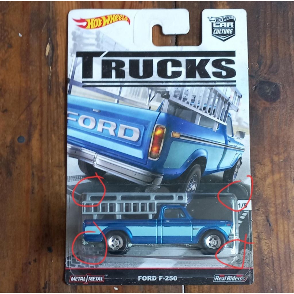hot wheels trucks ford f250 f-250 car culture premium diecast ada minus (t)