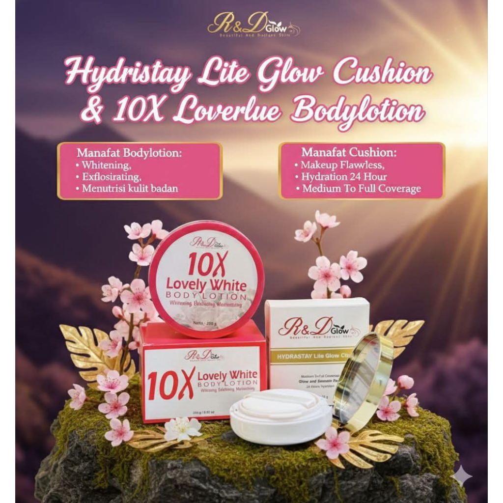 Lotion lovely R&D glow Dan Cushion R&D glow Ori