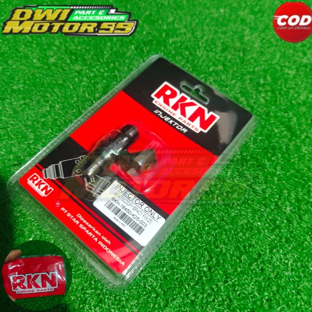 INJEKTOR INJECTOR ONLY MERK RKN HONDA K25 BEAT F1 SCOOPY SPACY F1 2013-2019 INJEKSI