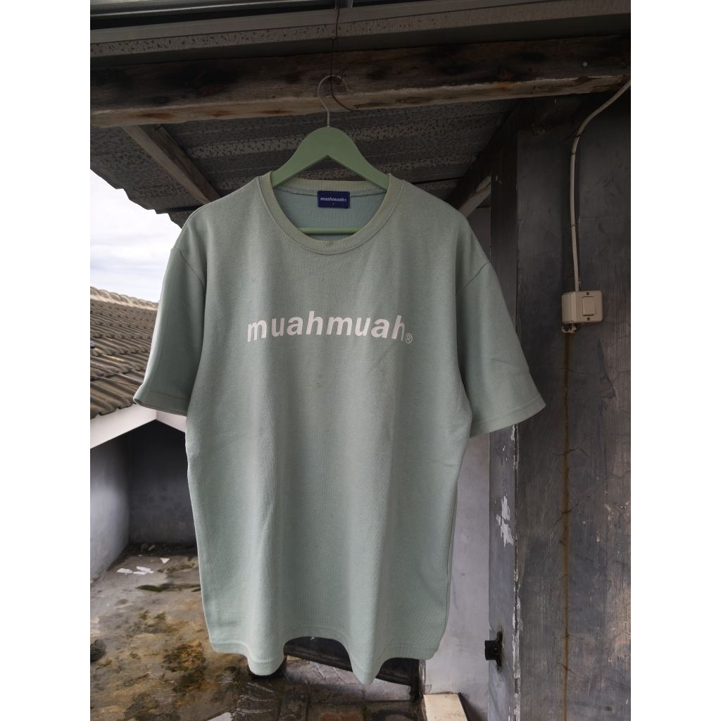 kaos lengen pendek muah muah