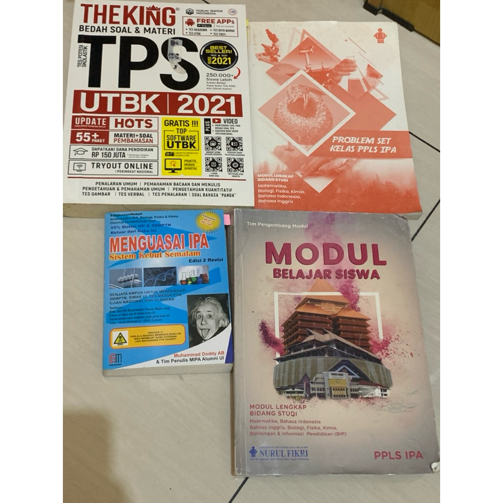 buku persiapan utbk snbt the king wangsit nurul fikri take all 70k